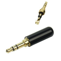 Штекер 3.5 мм mini TRS jack стерео джек 3pin металевий корпус
