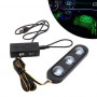 Декоративная RGB LED подсветка зоны ног салона авто с пультом, звездное небо