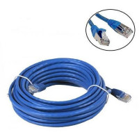 Патч-корд RJ45 24м, сетевой кабель UTP CAT5e 8P8C, LAN, синий