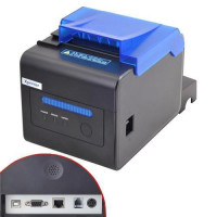 Термопринтер POS чековый принтер со звонком USB+LAN XP-C300H 58/80мм