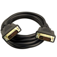 Кабель DVI-D - DVI-D (24+1) 3м позолоченный в оплетке