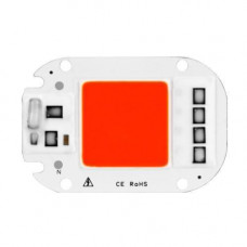 Светодиодная матрица с драйвером COB LED 50Вт 4500лм 220В, красная