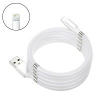 Кабель магнитный USB Lightning для Apple iPhone MagLink 1м силикон