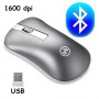 Беспроводная мышь Bluetooth мышка 1600 dpi тонкая, тихая для ноутбука и ПК