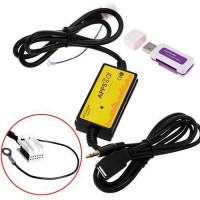 USB AUX MP3 адаптер для магнитолы 12пин Audi VW Skoda Apps2Car WT-USB01