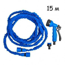 Шланг поливочный Magic Hose растягивающийся до 15м с насадкой