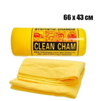Ганчірка серветка в тубі для автомобіля 66х43см синтетична Clean Cham