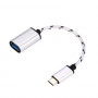 Кабель USB переходник USB Type-C на USB 3.1 USB-A, OTG, 18см