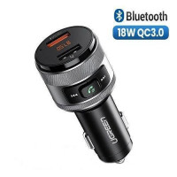 Автомобильный FM-модулятор Ugreen ED029 Bluetooth Handsfree 2x USB QC3.0 3А
