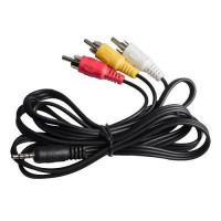 Кабель AV 3 RCA - 3.5 мм 3м тюльпани