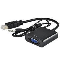 Конвертер HDMI – VGA, видео, аудио, 1080p