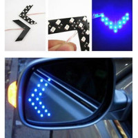 LED покажчики повороту дзеркала заднього виду, сині, пара