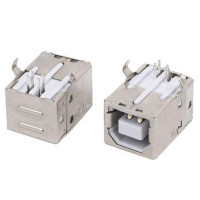 Разъем USB 2.0 мама 4pin BF 90 градусов DIP, тип B