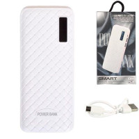 Power Bank Внешний аккумулятор 5000мАч 2xUSB ЖК фонарик