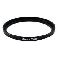 Повышающее степ кольцо 55-58мм для Canon, Nikon