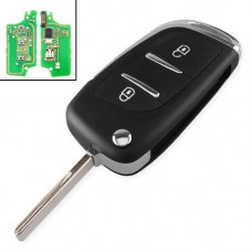 Ключ зажигания, чип ID46 PCF7961 3 кнопки HU83 для Peugeot 207 307 407 607