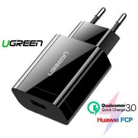 USB сетевое зарядное устройство QC3.0, 5/9/12В 18Вт Ugreen CD122