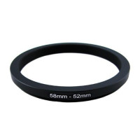 Понижающее степ кольцо 58-52мм для Canon, Nikon