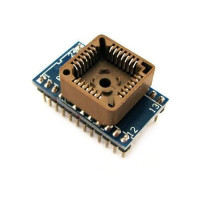 PLCC28 - DIP24 переходник, панелька для микросхем