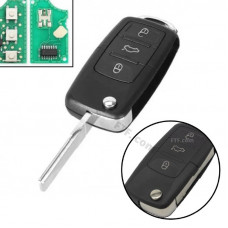 Ключ зажигания, чип ID48 1J0959753DA, 3 кнопки, для Volkswagen, Seat, Skoda