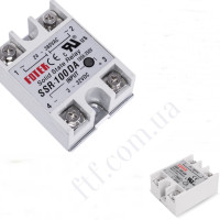 Однофазное твердотельное реле SSR-100DA 100A DC-AC