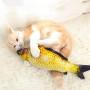 Игрушка для котика с мятой карась для кота мягкая рыбка карасик для кошки 40 см.
