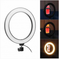 Кольцевая LED лампа USB 12Вт 26см для селфи кольцо, кольцевой свет