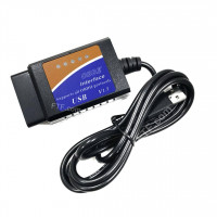 Сканер диагностики авто USB ELM327 V1.5 OBD2 автосканер