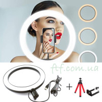 Кольцевая LED лампа USB 5Вт 16см для селфи кольцо, кольцевой свет бьюти блогера 