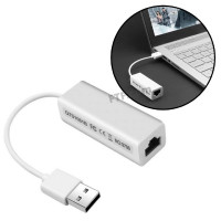 Сетевая карта USB RJ45 белая 10/100 мбит