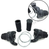 Шифтеры Easy Shift, 3-7 передач, манетки, грипшифт, черные